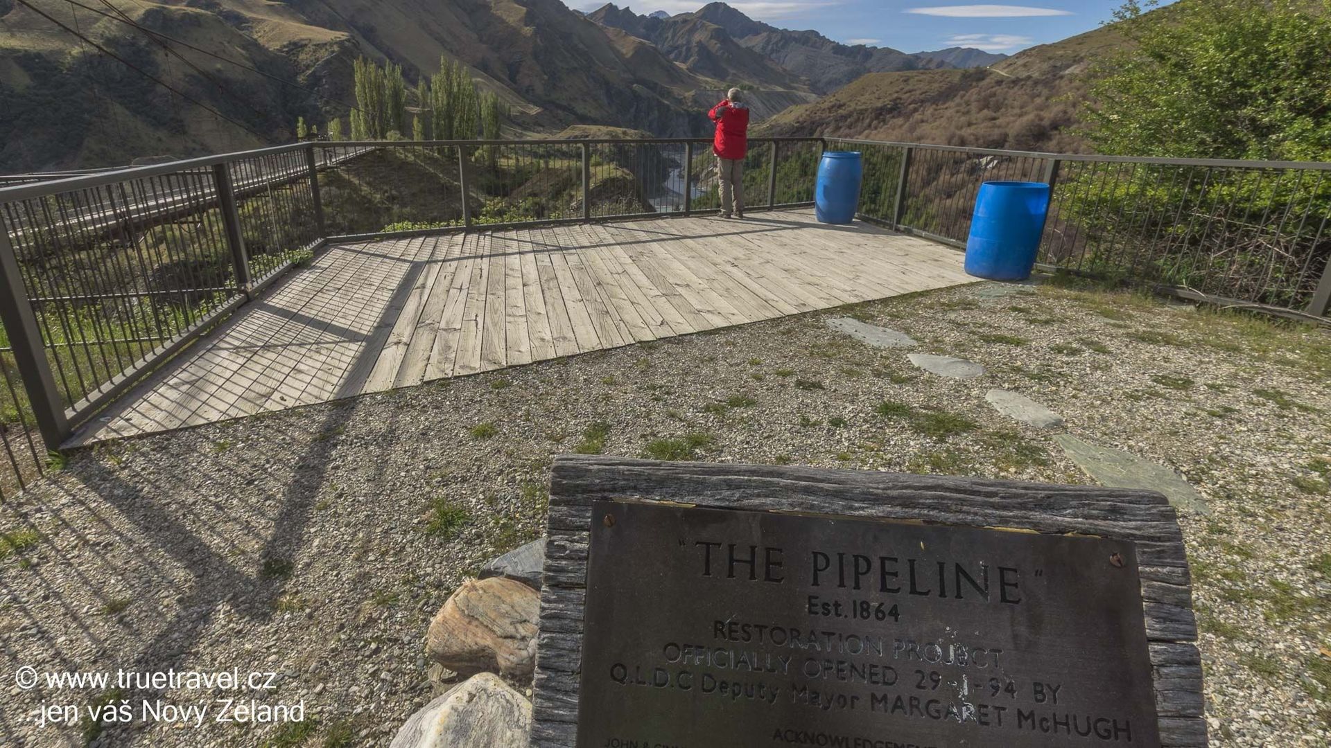 Pipeline, Skippers Canyon, Queenstown, Nový Zéland