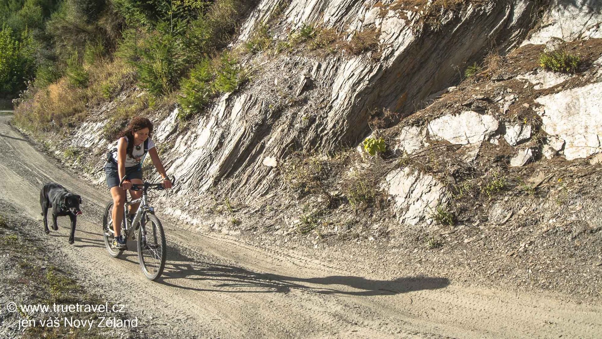 Na kole, cykloturistika, Skippers Road, Nový Zéland