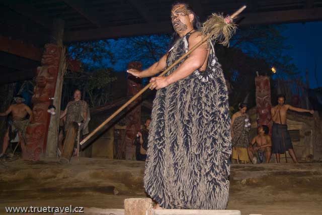 Maorské kulturní představení, Nový Zéland foto