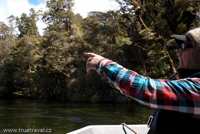 Wjet - tryskový člun na řece Wairaurahiri, Nový Zéland