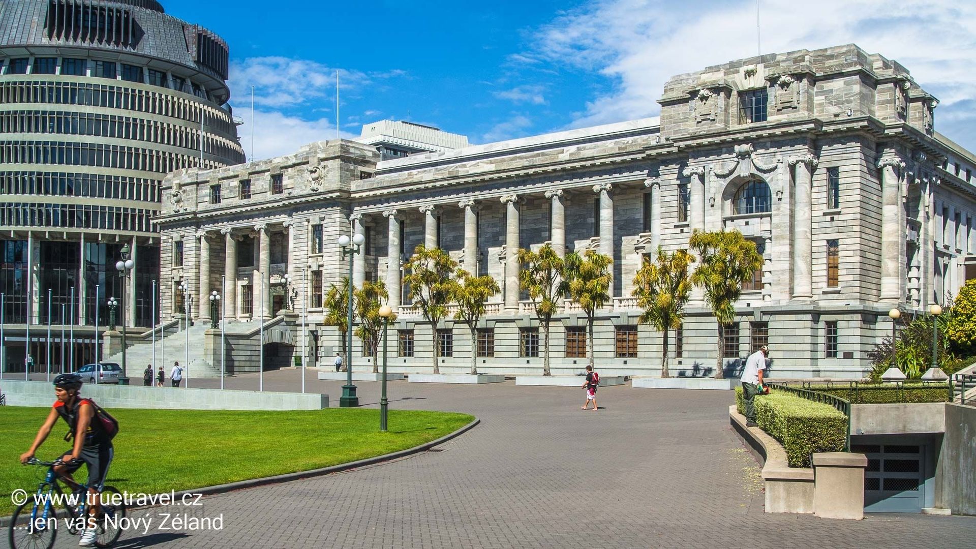 Parlament, hlavní město Wellington, Nový Zéland