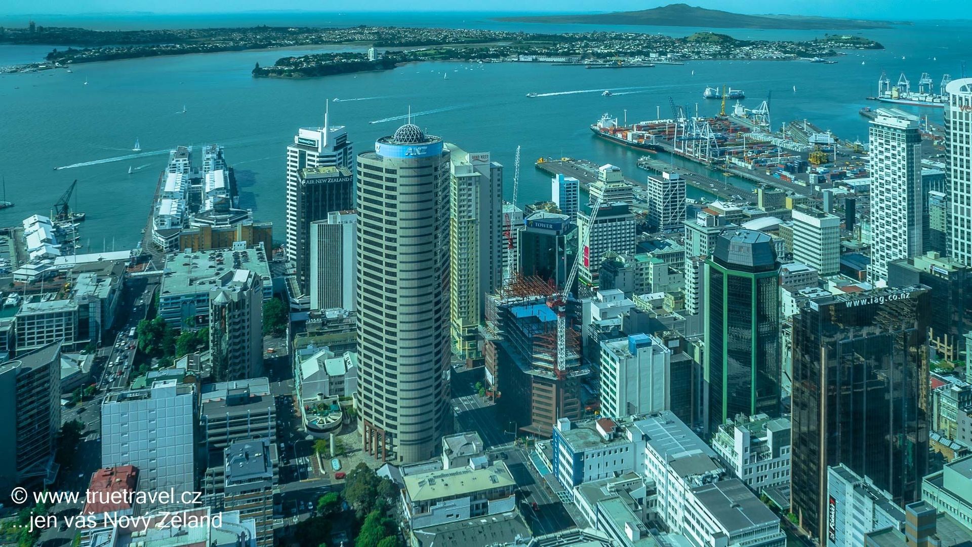 Nový Zéland | Auckland, pohled ze Sky Tower