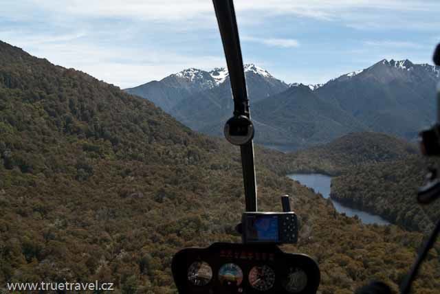 Mt Luxmore - let a pěší túra, Nový Zéland foto