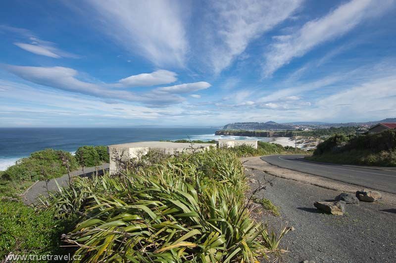 Nový Zéland, Dunedin | pohled na pláž Tomahawk