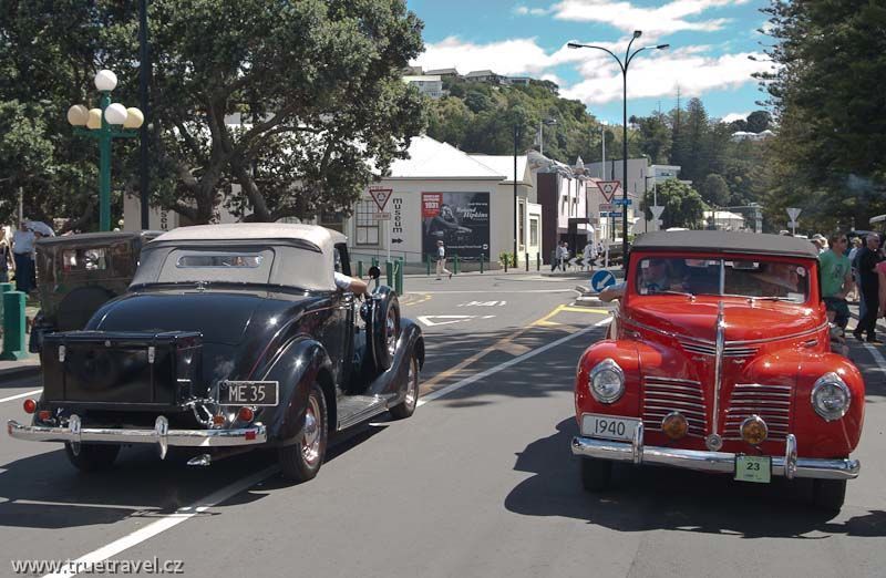 Nový Zéland | Napier, Art Deco Festival, veteráni