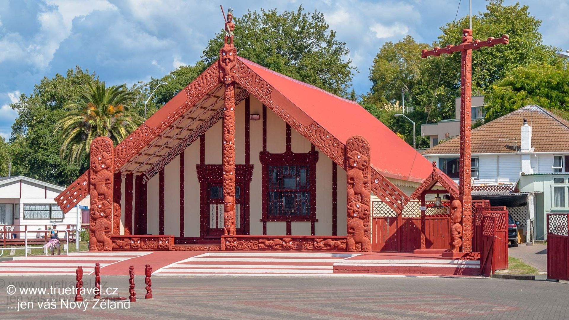 Wharenui v Rotorua, Nový Zéland