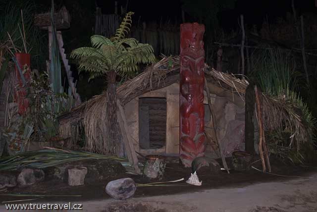 Původní obydlí Maorů