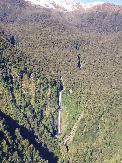 Vodopád Humboldt Falls, Nový Zéland