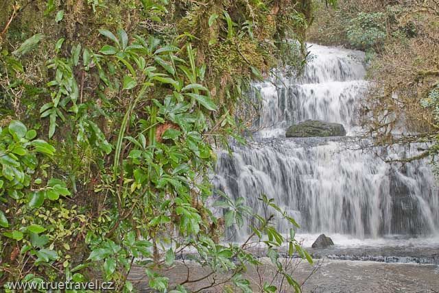 Purakaunui Falls, Catlins, Nový Zéland